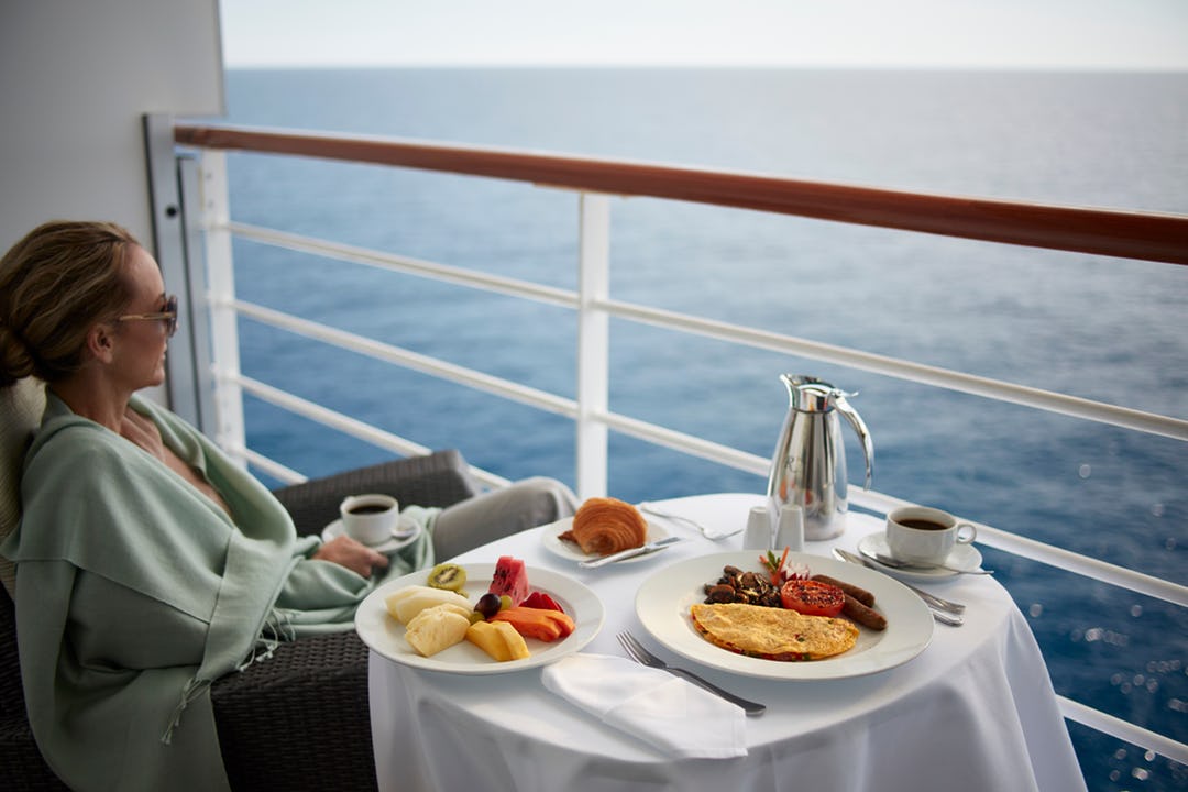 Balcony aboard Oceania