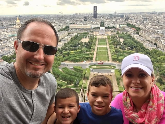 Hansen Family in Paris