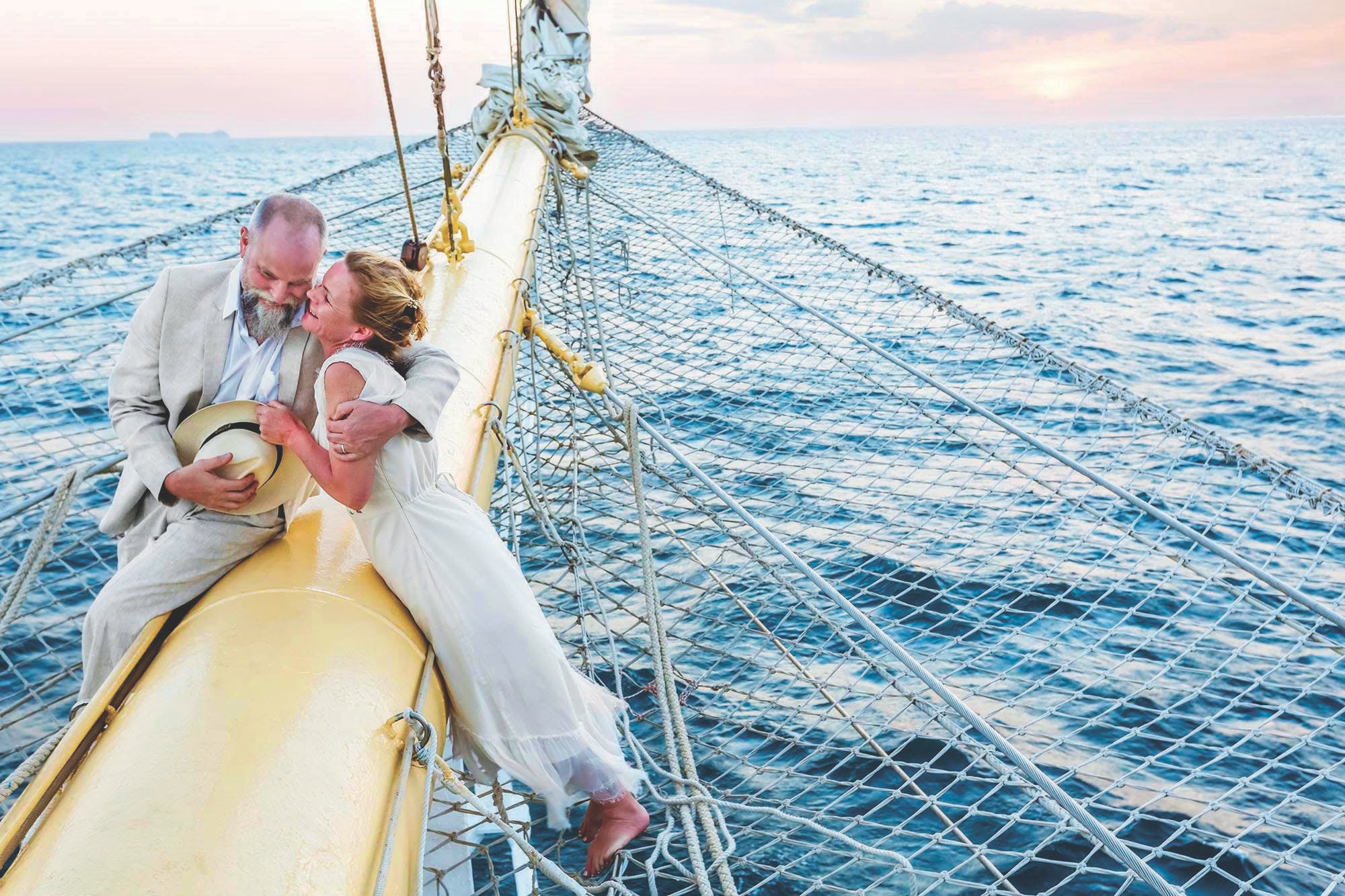 Star Clippers couples romance