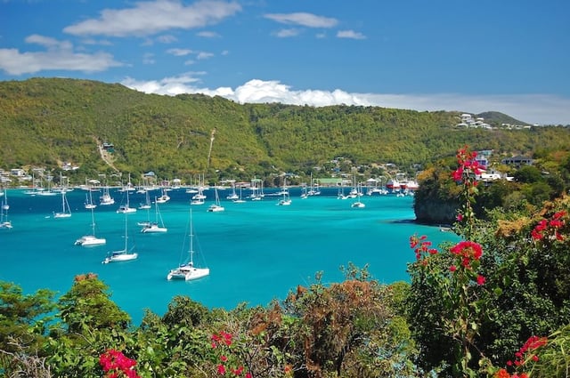 Admiralty Bay on Bequia Island