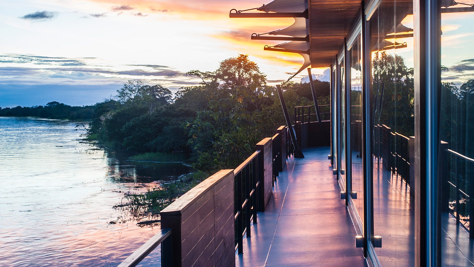 Observation Deck on Aqua Expeditions' Aqua Mekong