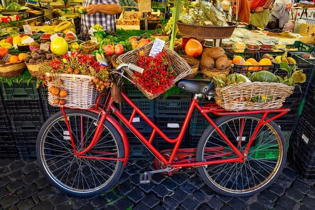 Farmers Market Rome Italy