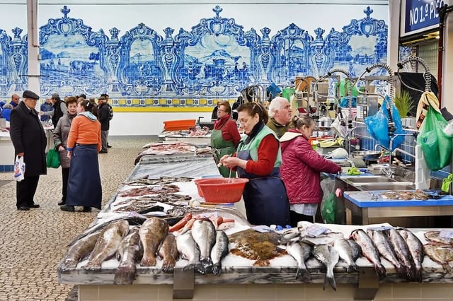 Fish Mongers. in Portugal