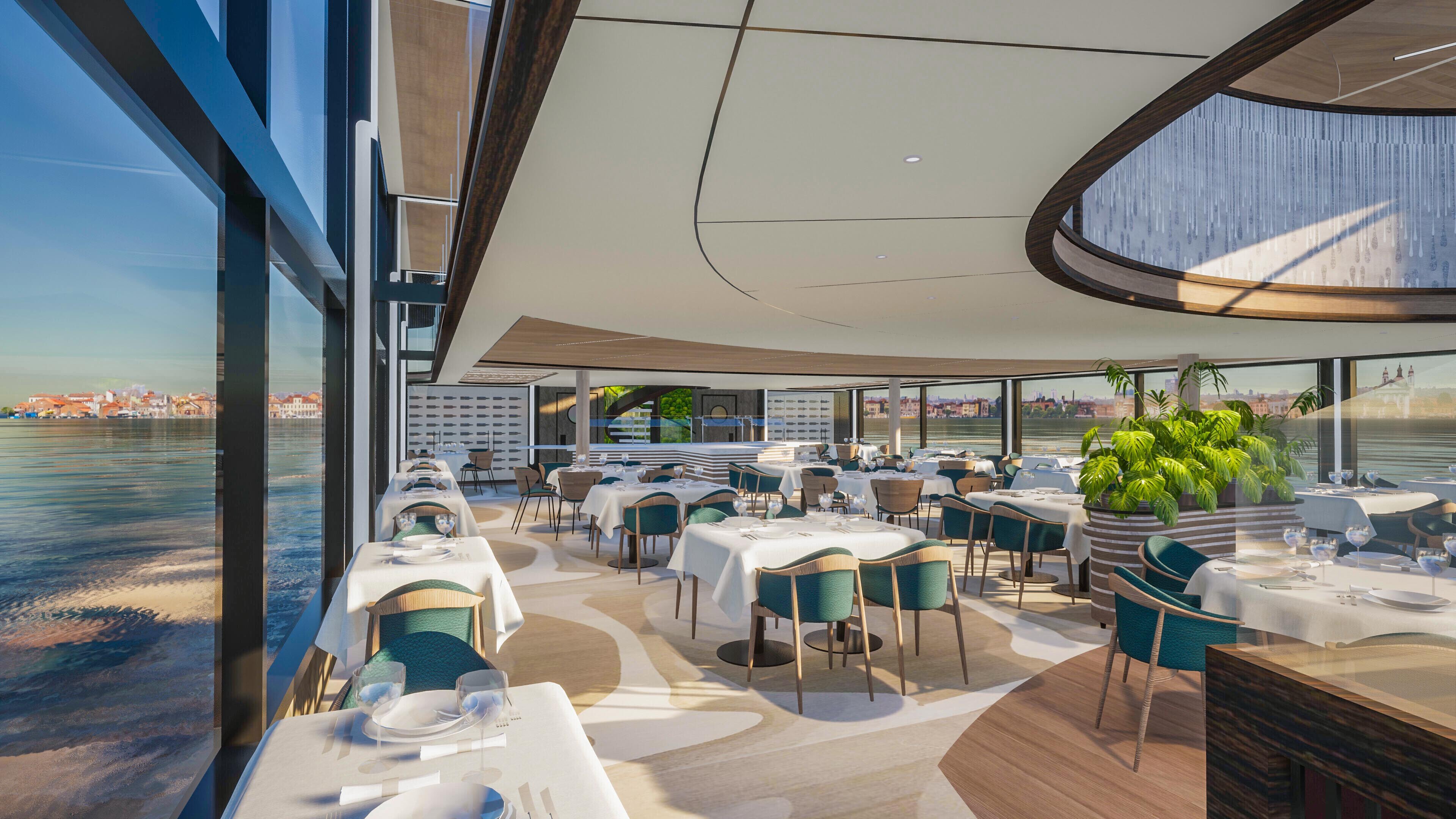 Lindblad-Ship Connect Interrior - Dining -  TC26
