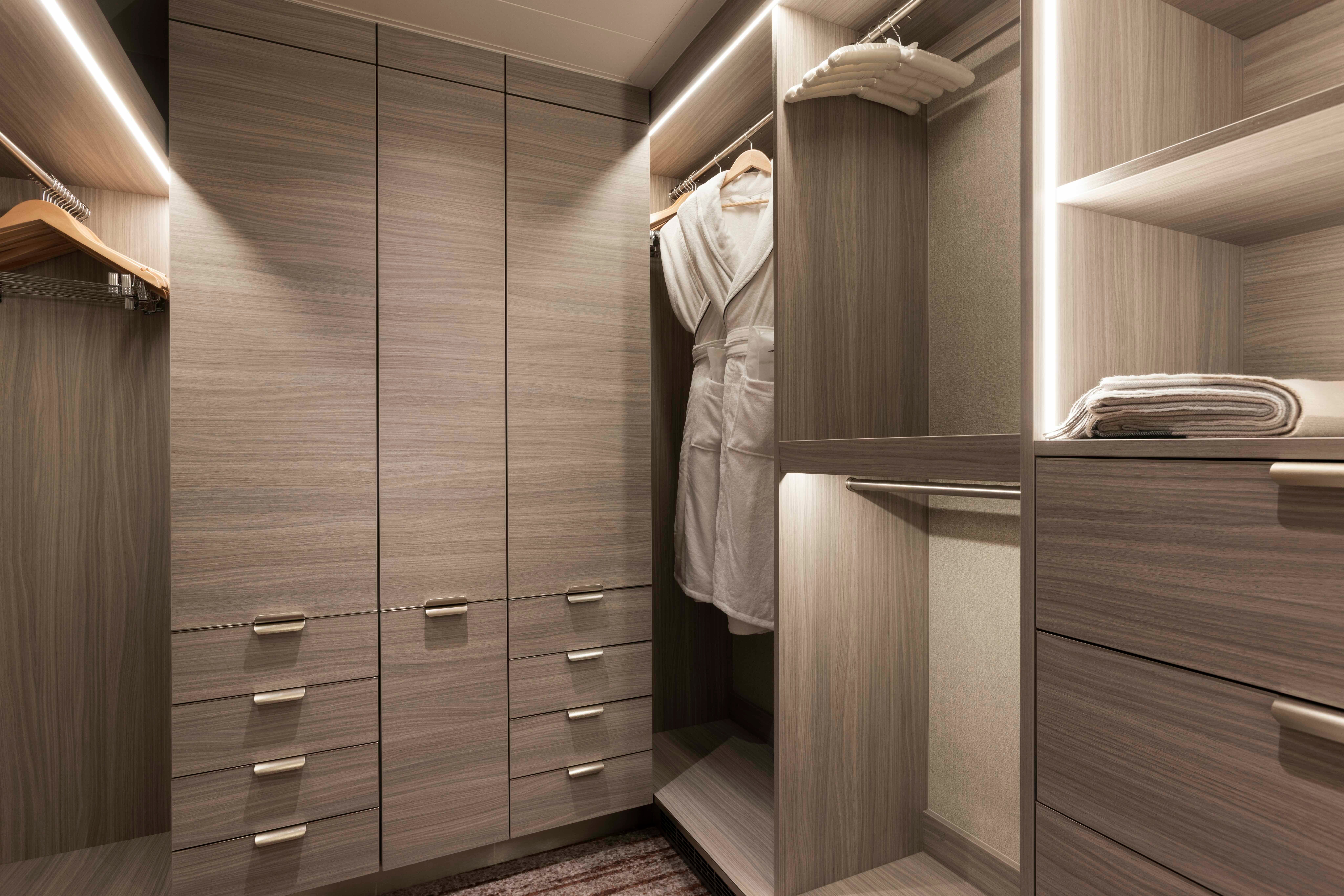 Silversea Grand Suite Closet