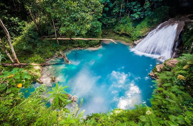 Waterfall Ocho Rios Jamaica Caribbean