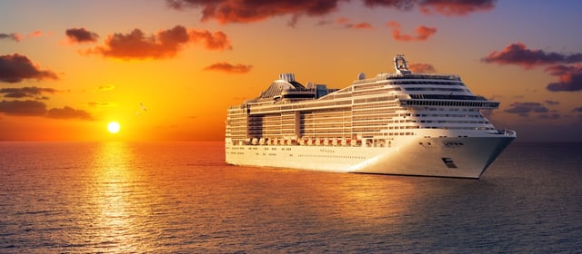 Sunsets at sea