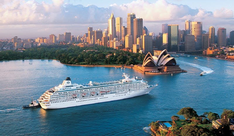 Crystal Cruises spends extra time in Sydney, Australia.