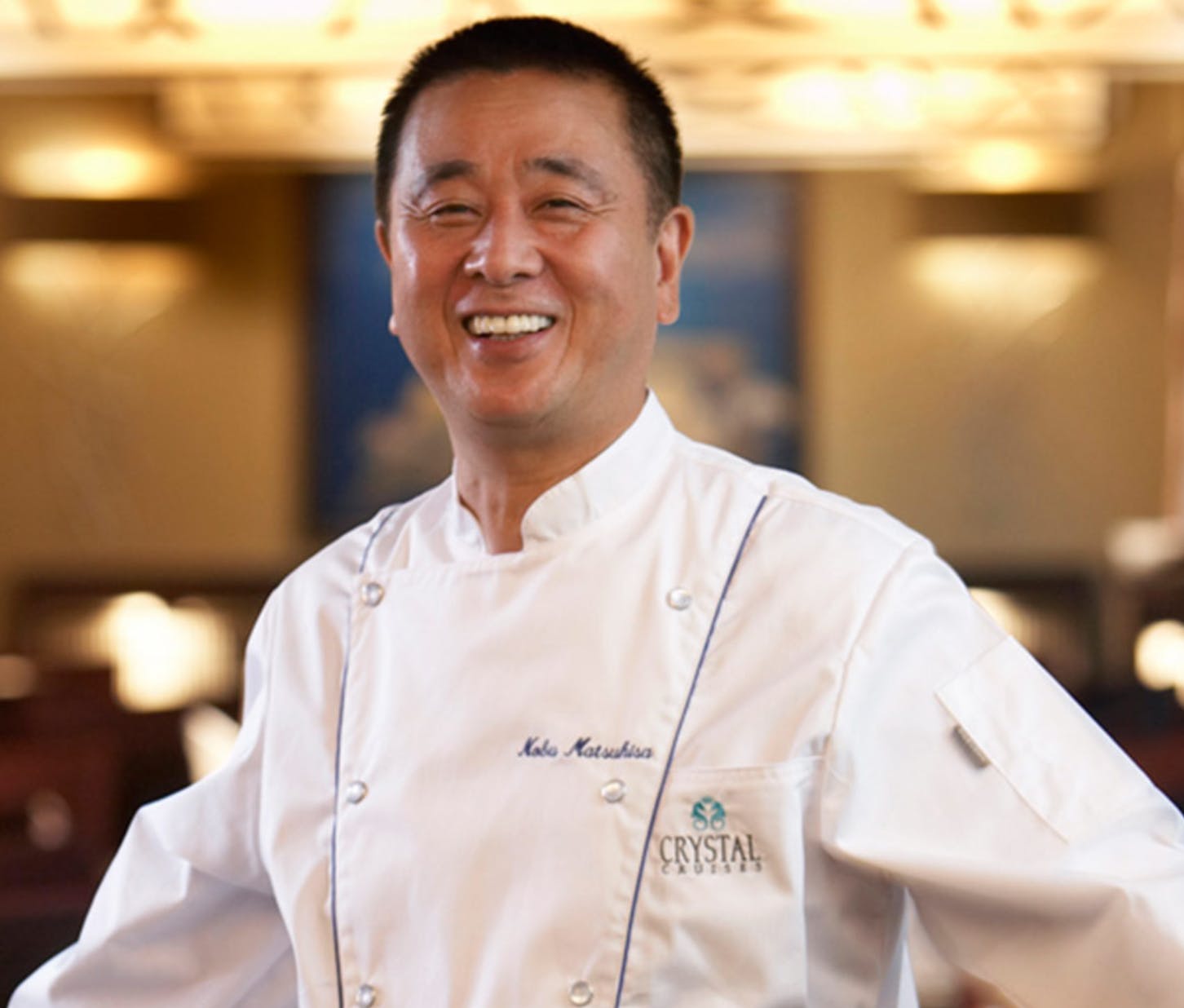 Chef Nobu on Crystal Cruises