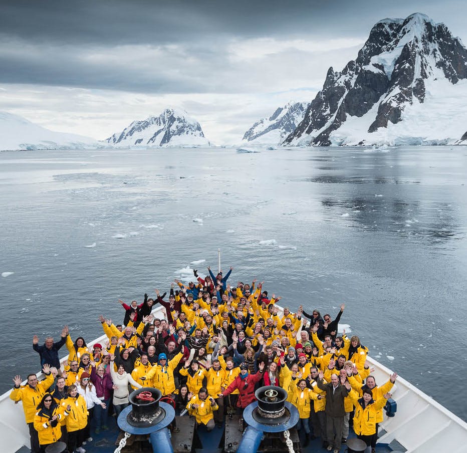 Quark passengers enjoying Drake Passage