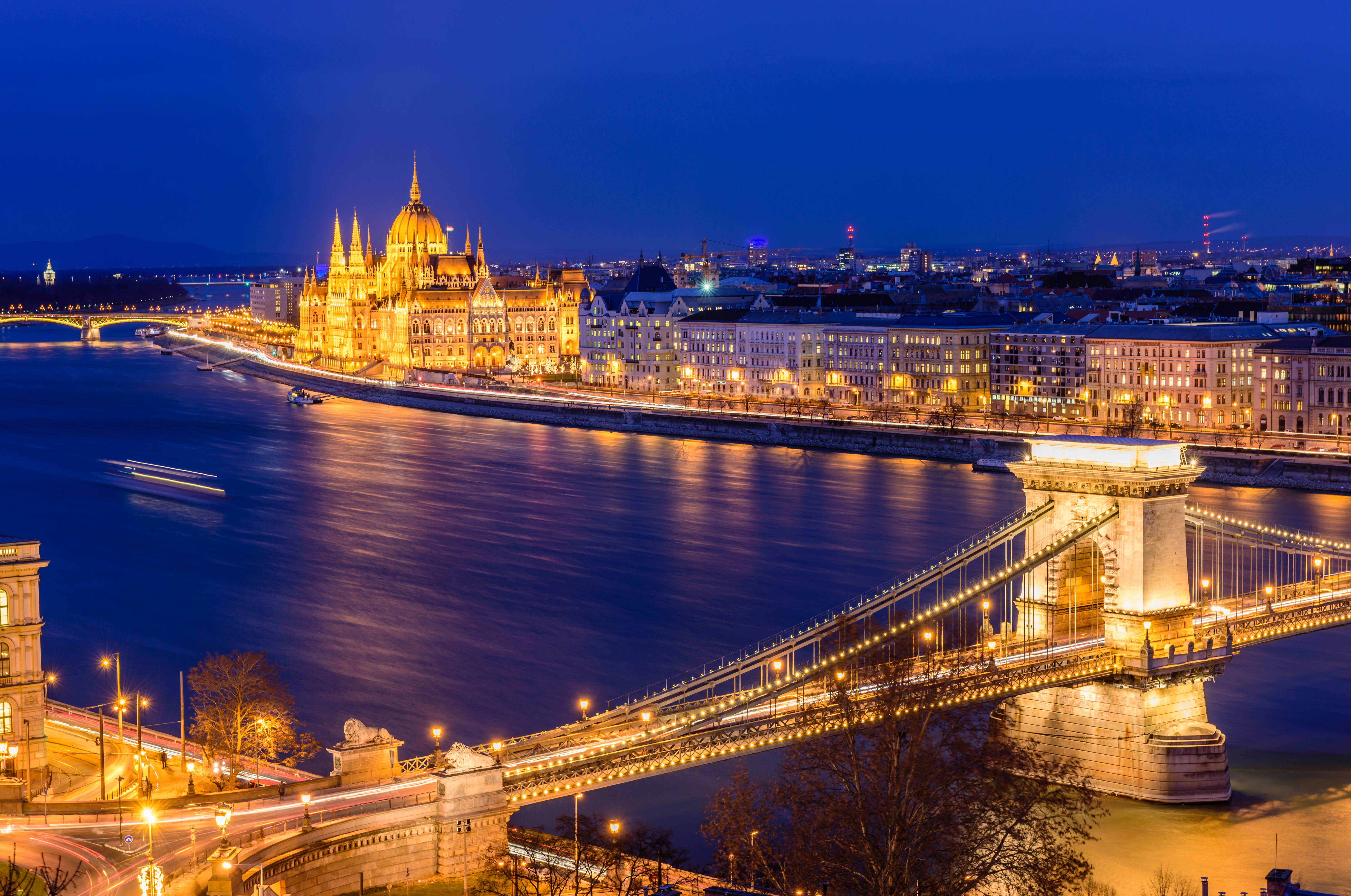 Budapest, Hungary along Danube River