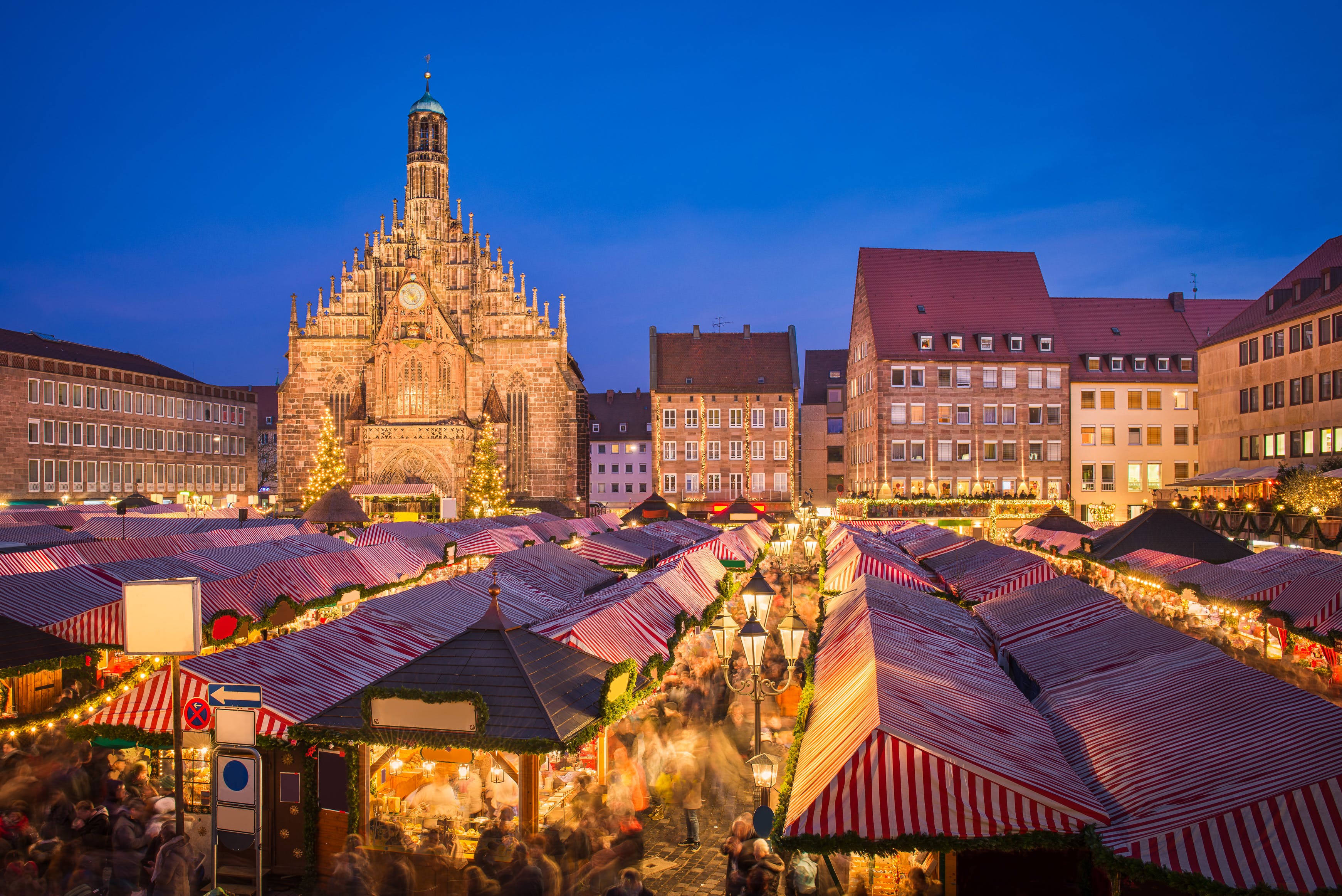 Christmas Market along Danube