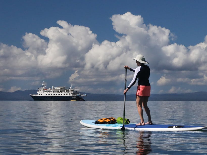 UnCruise Adventures stand up paddle-boarding