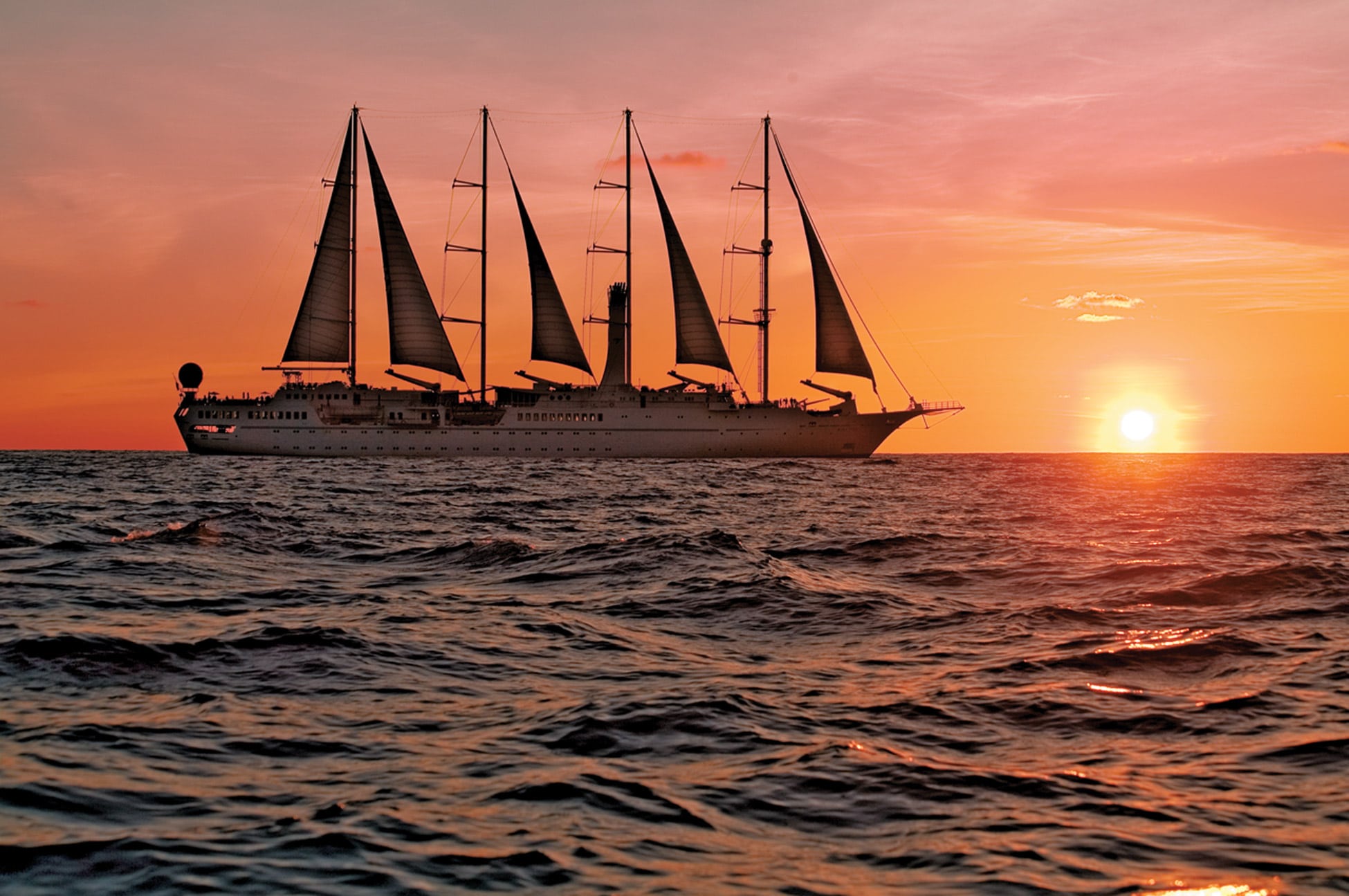 Windstar's yachts are stylish and second-to-none