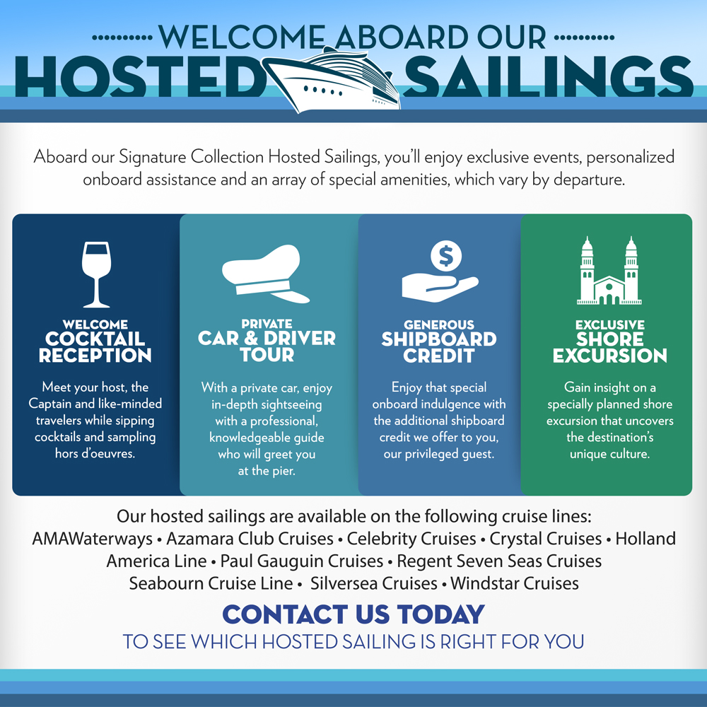 Hosted Sailings Collection Infographic