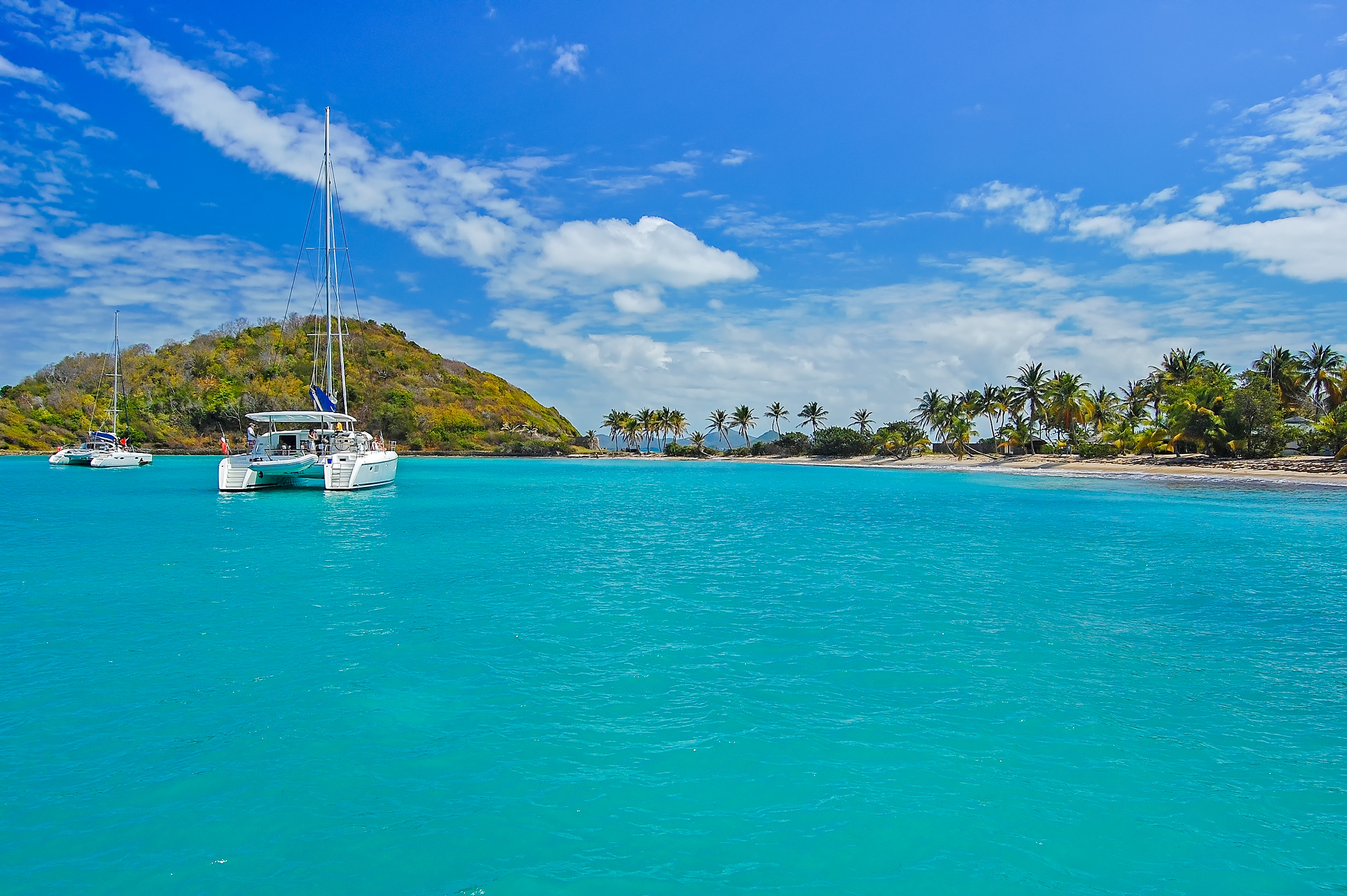 Mayreau Island in the Caribbean