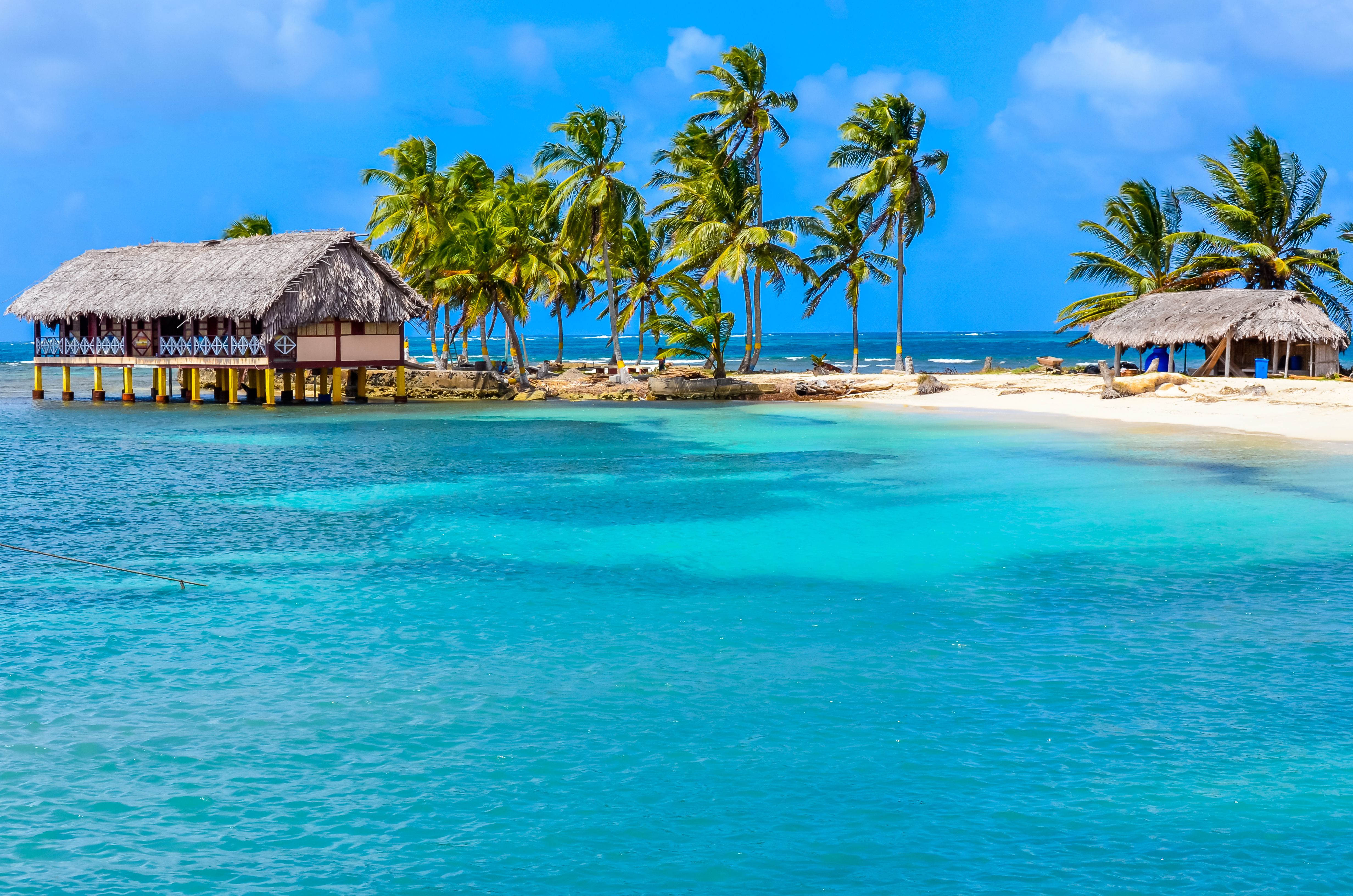 Beautiful beaches abound in Panama (San Blas Island)